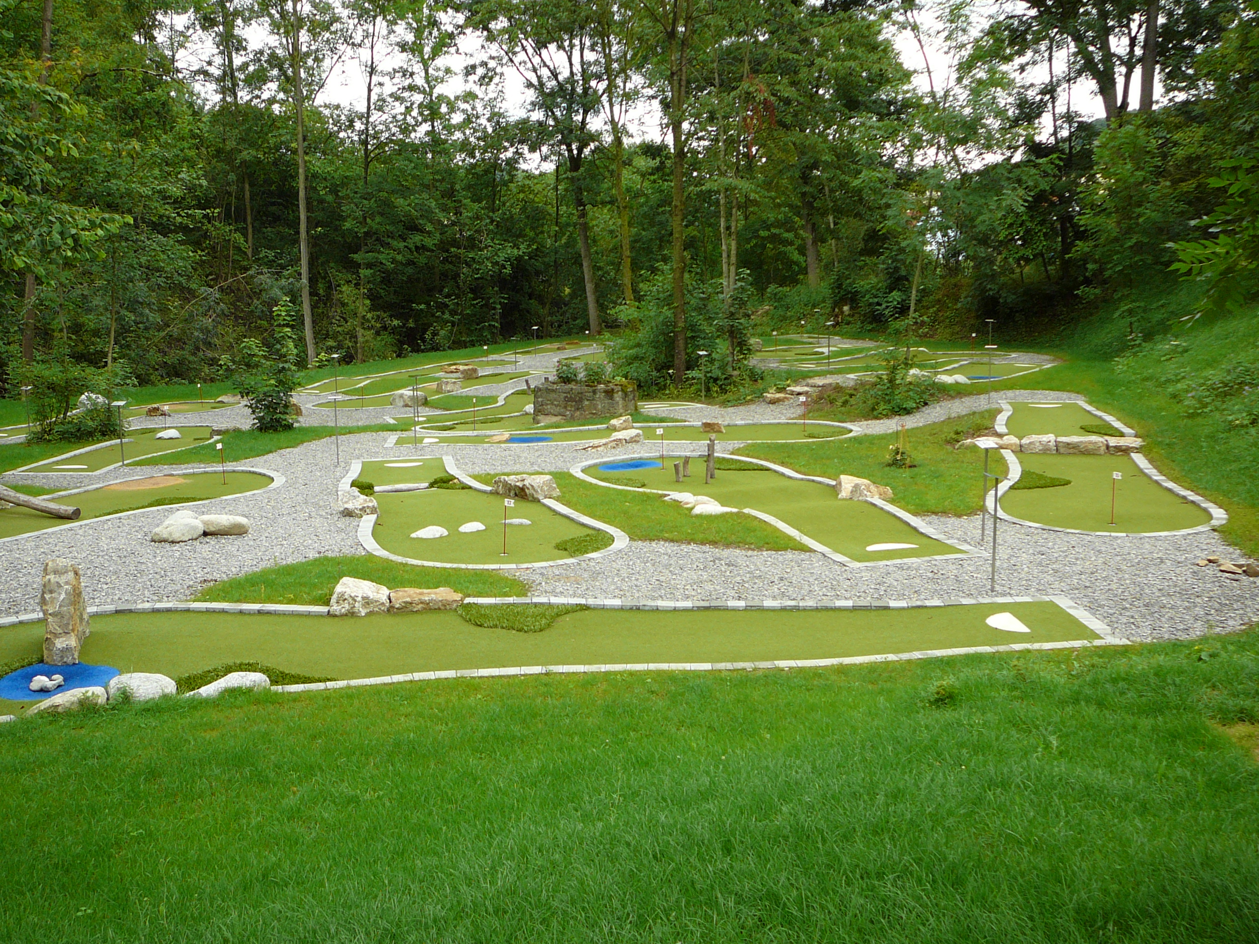 18-Loch Spielgolf-Anlage am Campingplatz Creglingen - Das Frnkische  Weinland