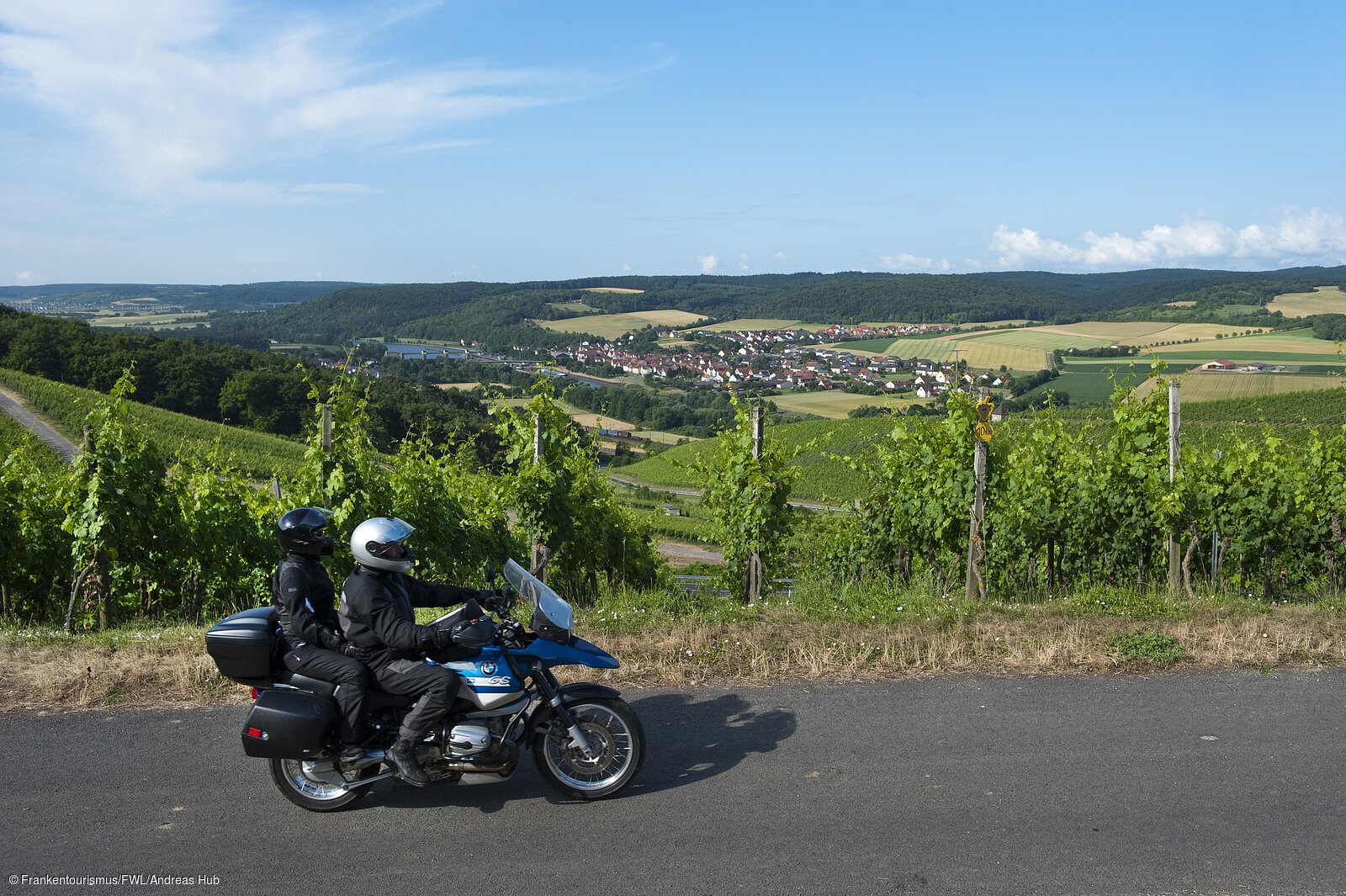 Mit dem Motorrad durch das Fränkische Weinland