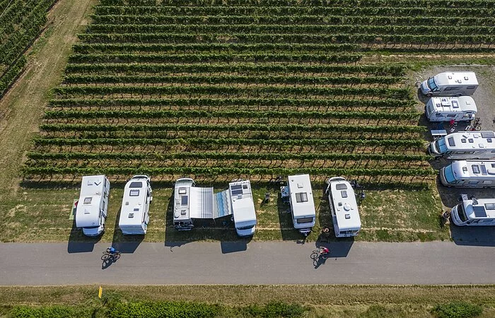 Wohnmobile direkt in den Weinbergen