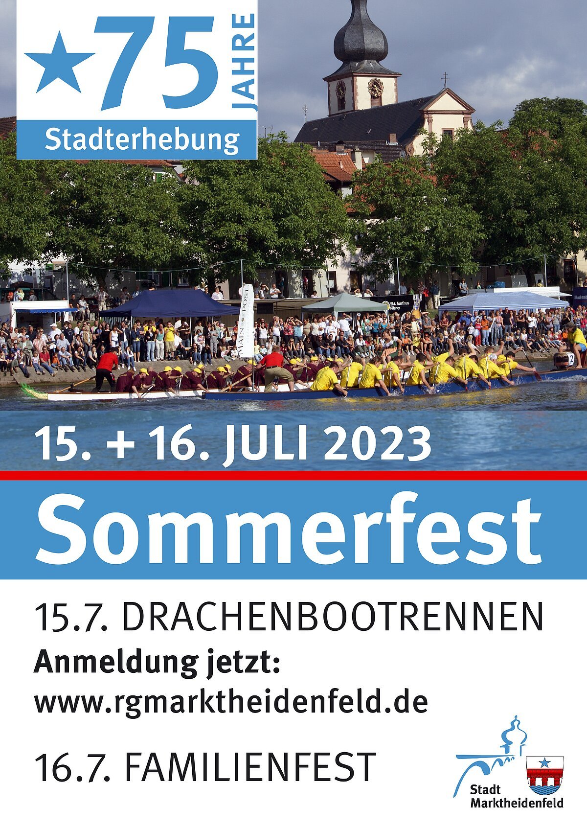 Plakat Sommerfest Marktheidenfeld