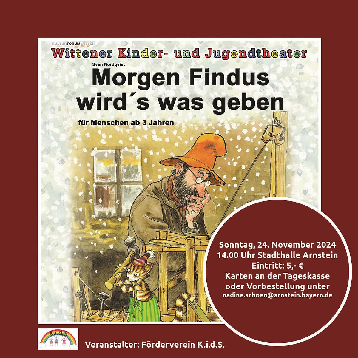 Plakat zum Kindertheater