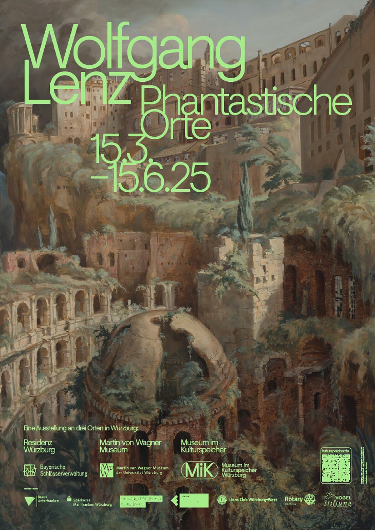 Wolfgang Lenz Plakat für Ausstellung im Museum im Kulturspeicher