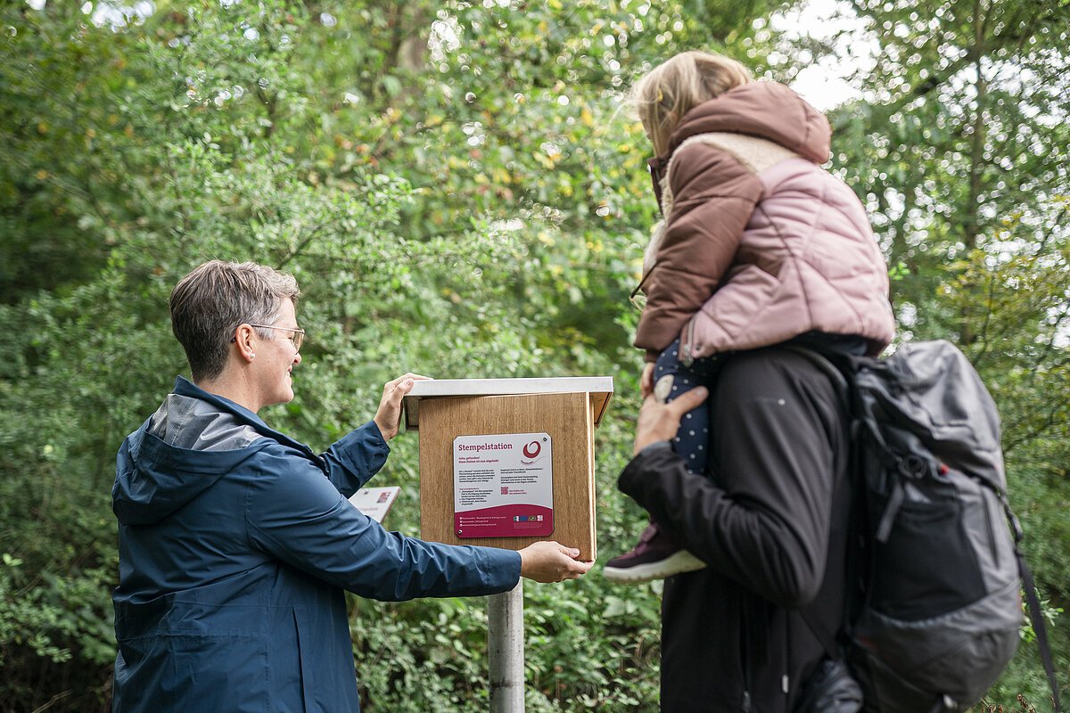 Stempelbox am Wanderweg