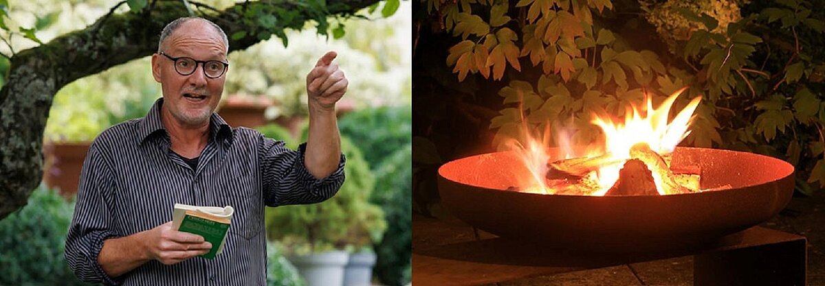 Literaturlauschen am Lagerfeuer