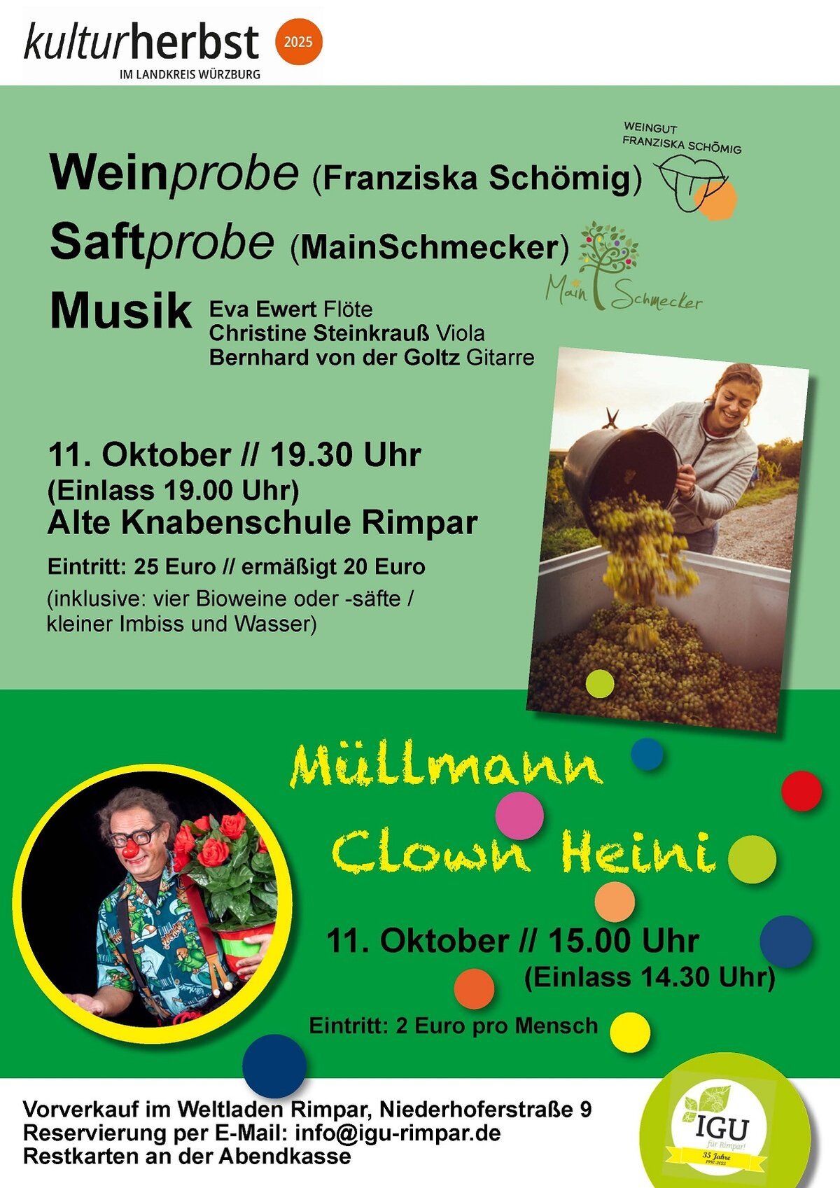 Plakat IGU Kulturherbst 2025