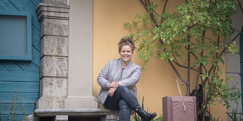Portrait Katharina Albrecht Portrait der Gästeführerin