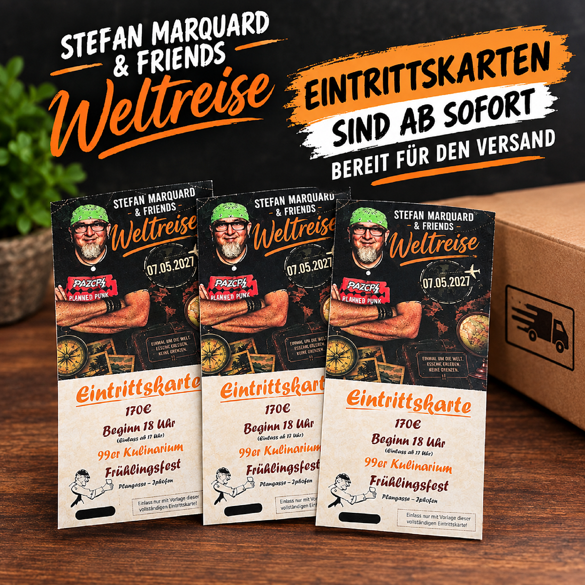 Eintrittskarten für Veranstaltung inn Iphofen mit Starkoch Stefan Marquard