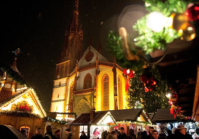 Würzburg Weihnachtsmarkt/Foto: Frankentourismus-A.Hub
