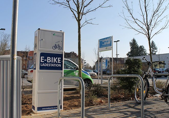 E-Bike Ladestation Schweinfurt